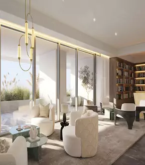 BPTP Downtown 66 Amenities - Sky Garden Library Lounge