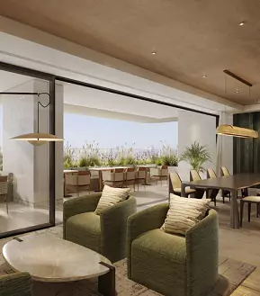 BPTP Downtown 66 Amenities - Sky Garden - Co-Working Lounge